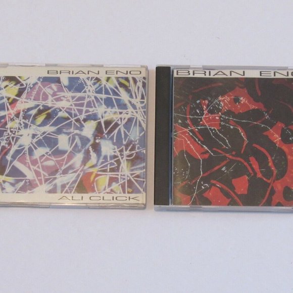 Brian Eno CD's Ali Click Opal German Import and Nerve Net USA Lot of 2 VG+ - Picture 1 of 7